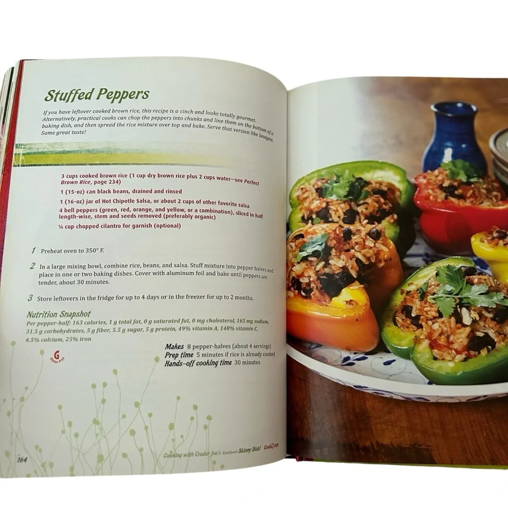 Trader Joe's Cookbook Skinny Dish Hardcover